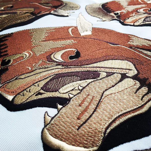 Flounder / Fluke Embroidery Design