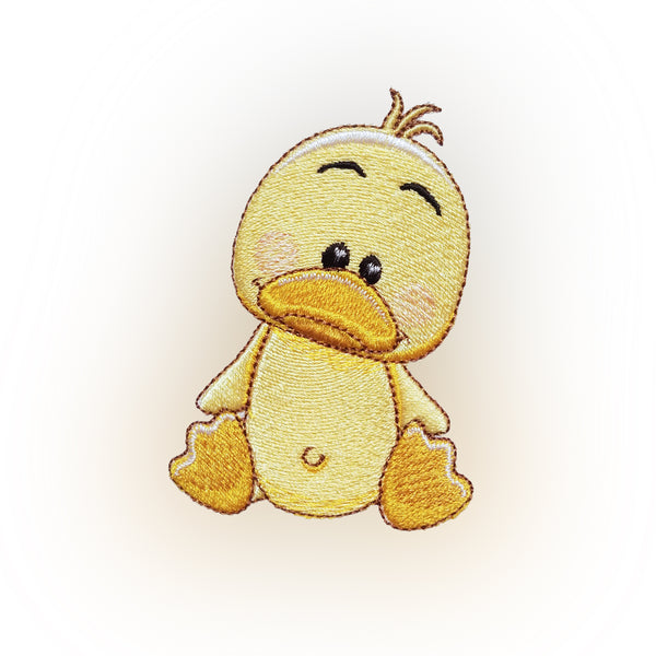 Cute Duck Embroidery Design