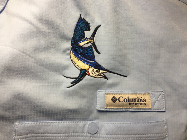 Sailfish Embroidery Design